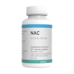 NAC N-Acetil-Cisteina 120 cápsulas | Bionaturista