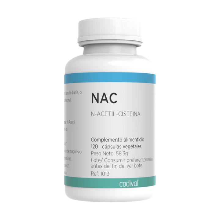 NAC N-Acetil-Cisteina 120 cápsulas | Bionaturista