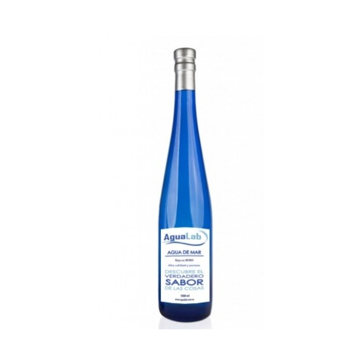 Agua de mar de Agualab envase de vidrio 750 ml