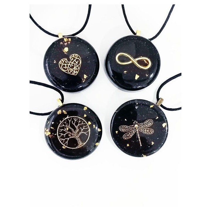 ▷ Comprar Colgante de Orgonita color negro (artesanal)
