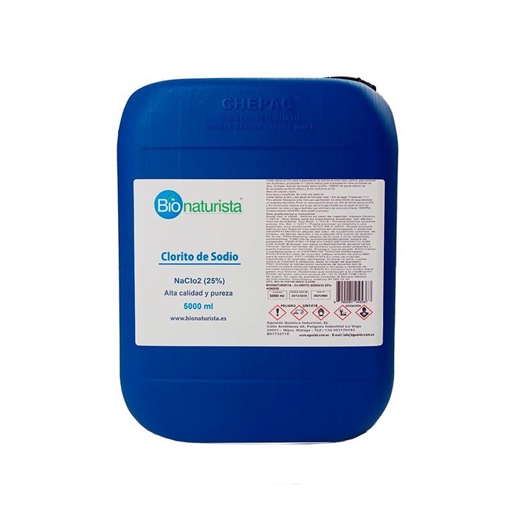 Clorito de Sodio al 25% FORMATO AHORRO 5000 ml | Agualab
