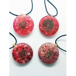 Orgonita Rosa Corazón