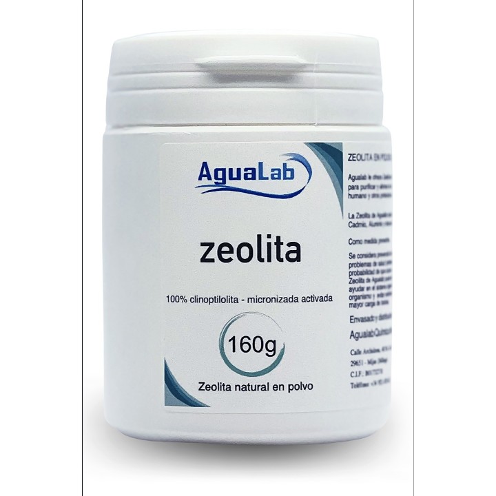 Zeolita en polvo 160gr. Alta Calidad | Agualab
