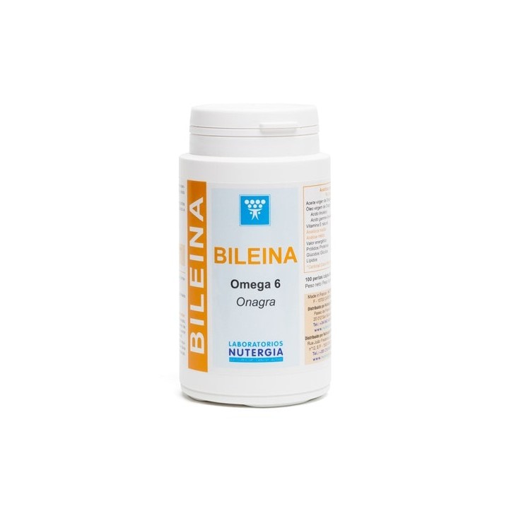 Bileina Perlas Aceite de Onagra virgen y vitamina E natural de Nutergia